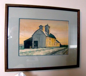 Whitechurch Barn, 12" x 16", Watercolour,