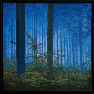 Early Morning Forest, 24"x 24" O/C - SOLD